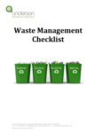Waste Disposal Audit Checklist