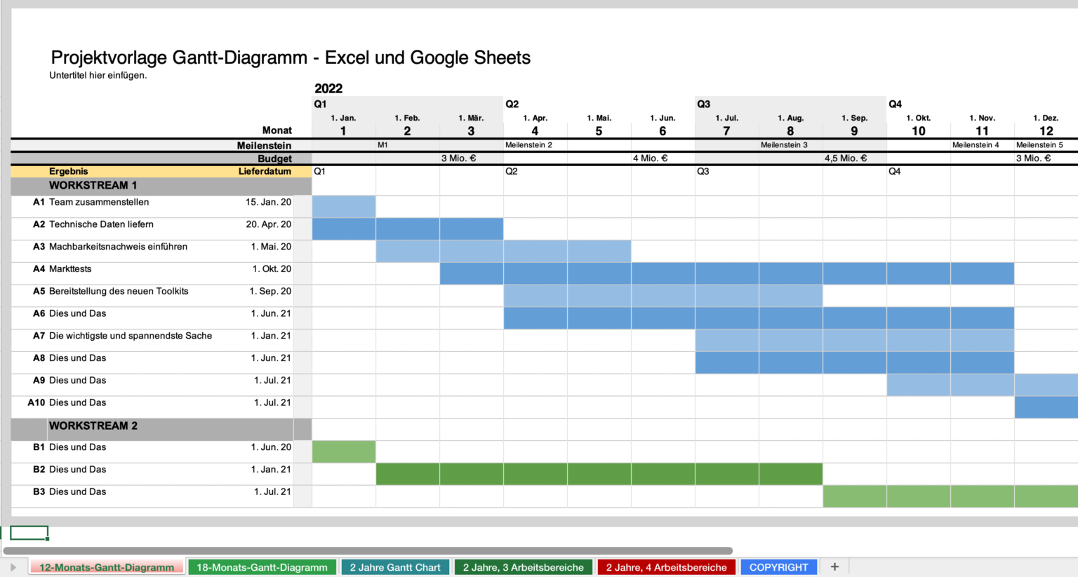 Gantt Diagramm In Excel Erstellen Excel Tipps Und Vorlagen Images