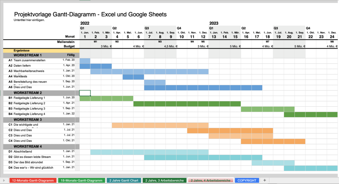 how do i view just the gantt chart in ms project