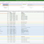 Waterfall Project Planner with Gantt View MS Excel Editable Template